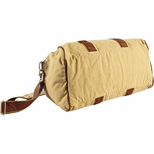 Canyon Outback Urban Edge Mason 21 Inch Canvas And Leather Duffel Bag, Tan, One Size