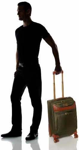 Caribbean Joe 20'' Carry-On Spinner Luggage Olive Green 20"