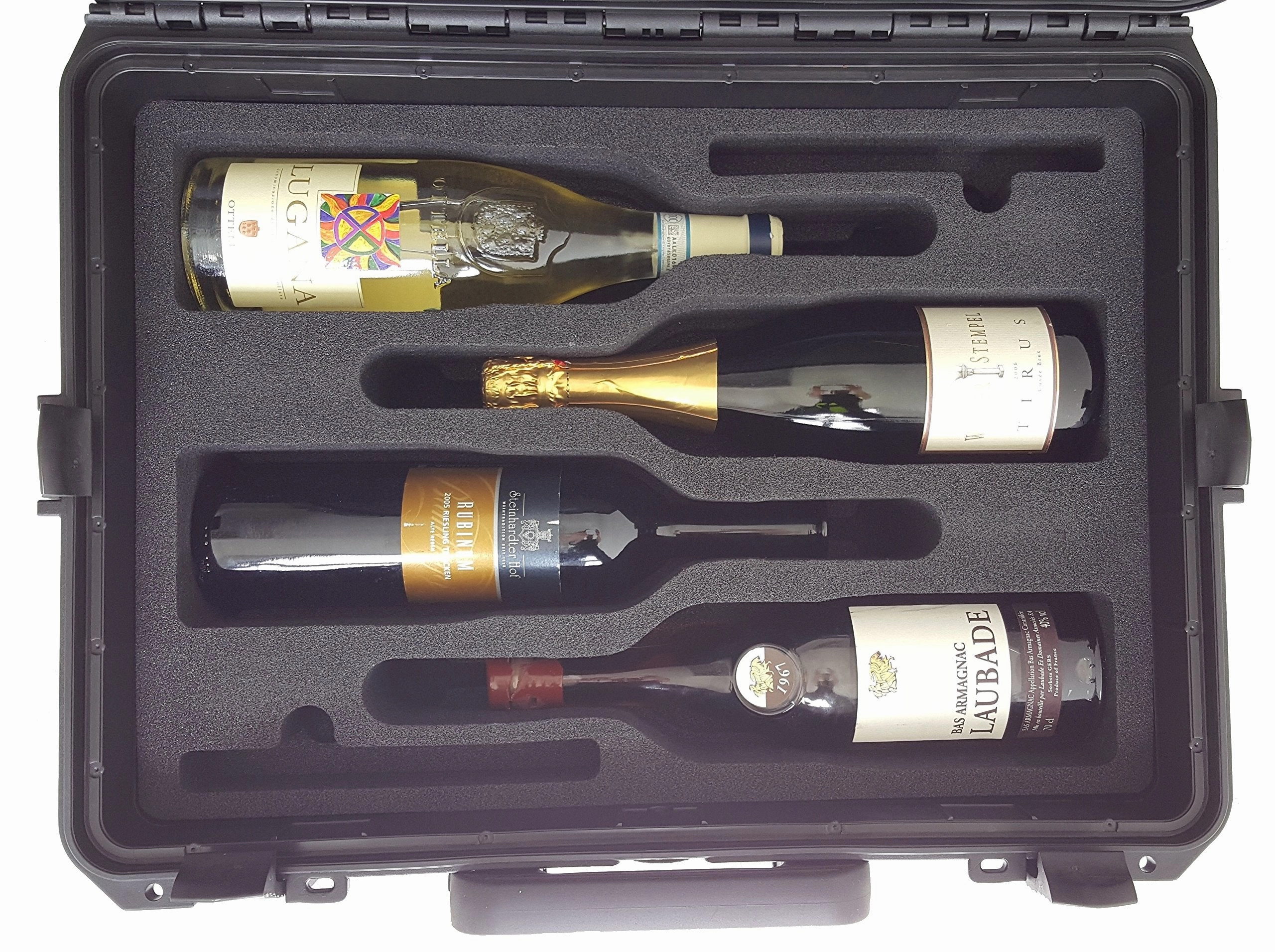 Carrying Case for Wine - Bottles - Winecase - Wheeled Case - Wine transport - Wine Agent - Bottle Wine Carrier - hard case