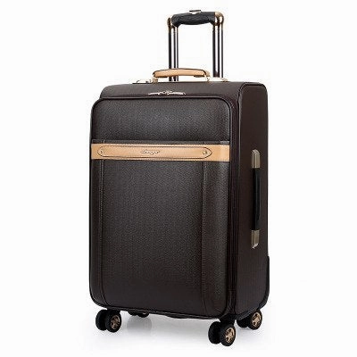 Carrylove 2018 Business Luggage 20/24 Size Fashion Pu Rolling Luggage Spinner Brand Travel Suitcase