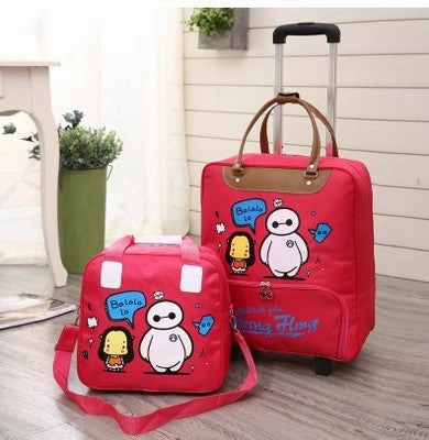 Carrylove Cartoon Luggage Series 16/18 Size  Boarding Handbag Rolling Luggage Spinner Brand