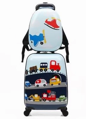 Carrylove Cartoon Luggage Series 18 Inch Pc Handbag And  Rolling Luggage  Gifts For Children