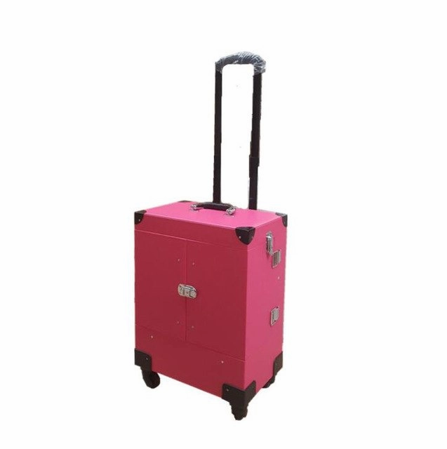 Carrylove High Quality Women Beauty Suitcase Professional Cosmetic Makeup Bag For Female Brand