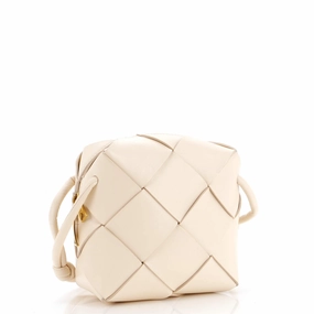 Cassette Camera Crossbody Bag Maxi Intrecciato Leather Mini