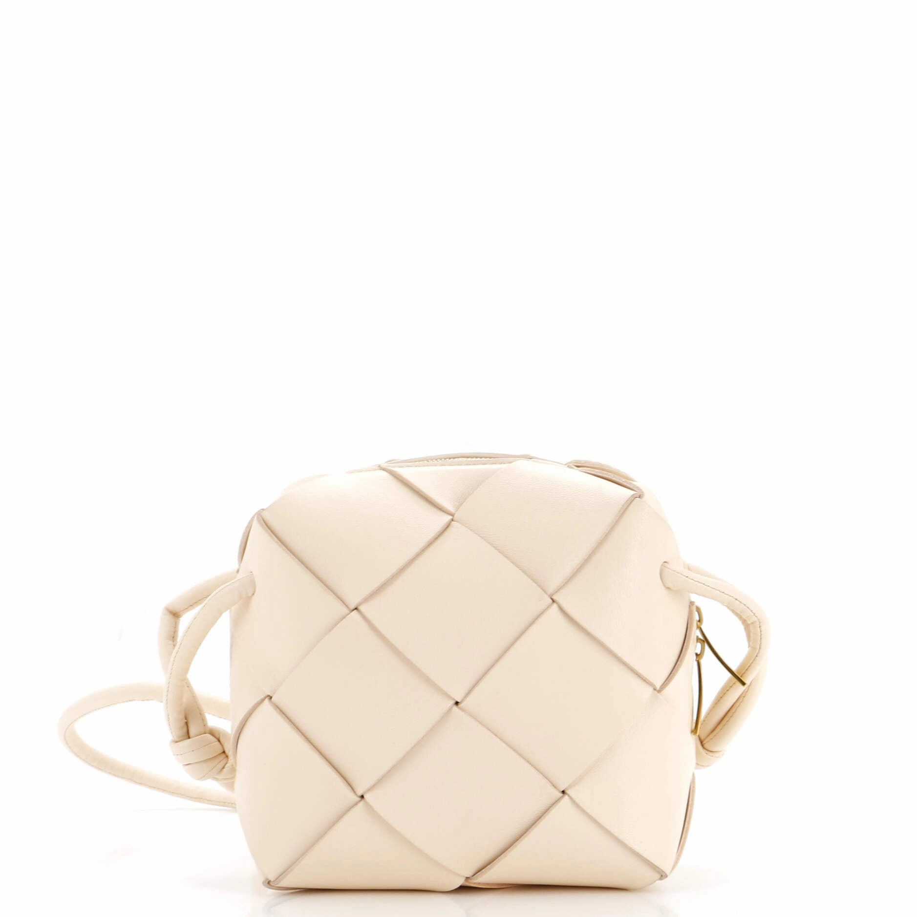 Cassette Camera Crossbody Bag Maxi Intrecciato Leather Mini