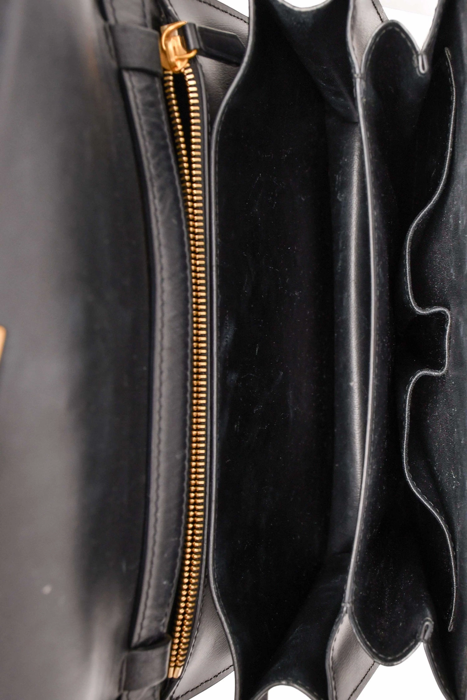 Celine Black Leather Medium Box Crossbody (As Is)