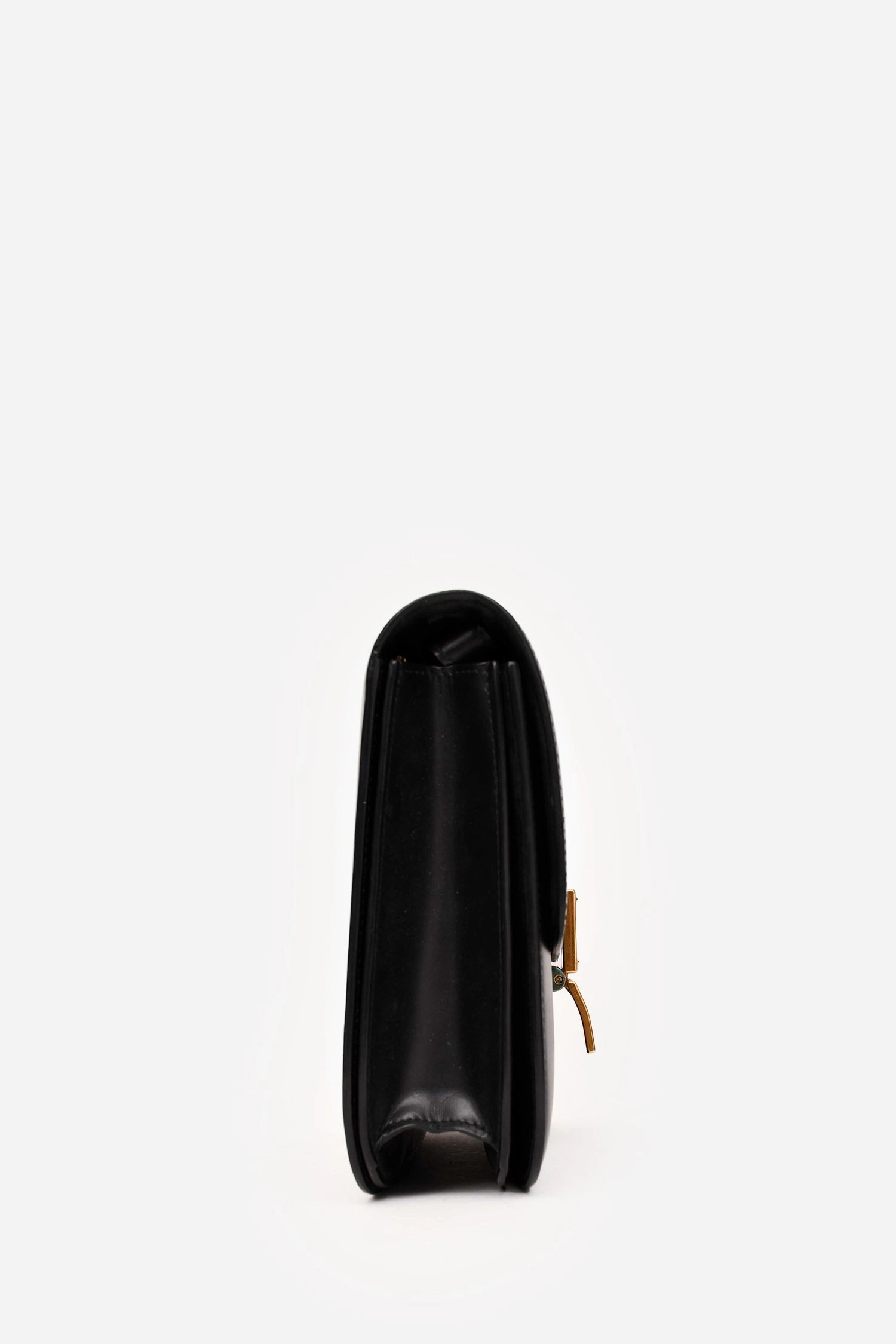 Celine Black Leather Medium Box Crossbody (As Is)
