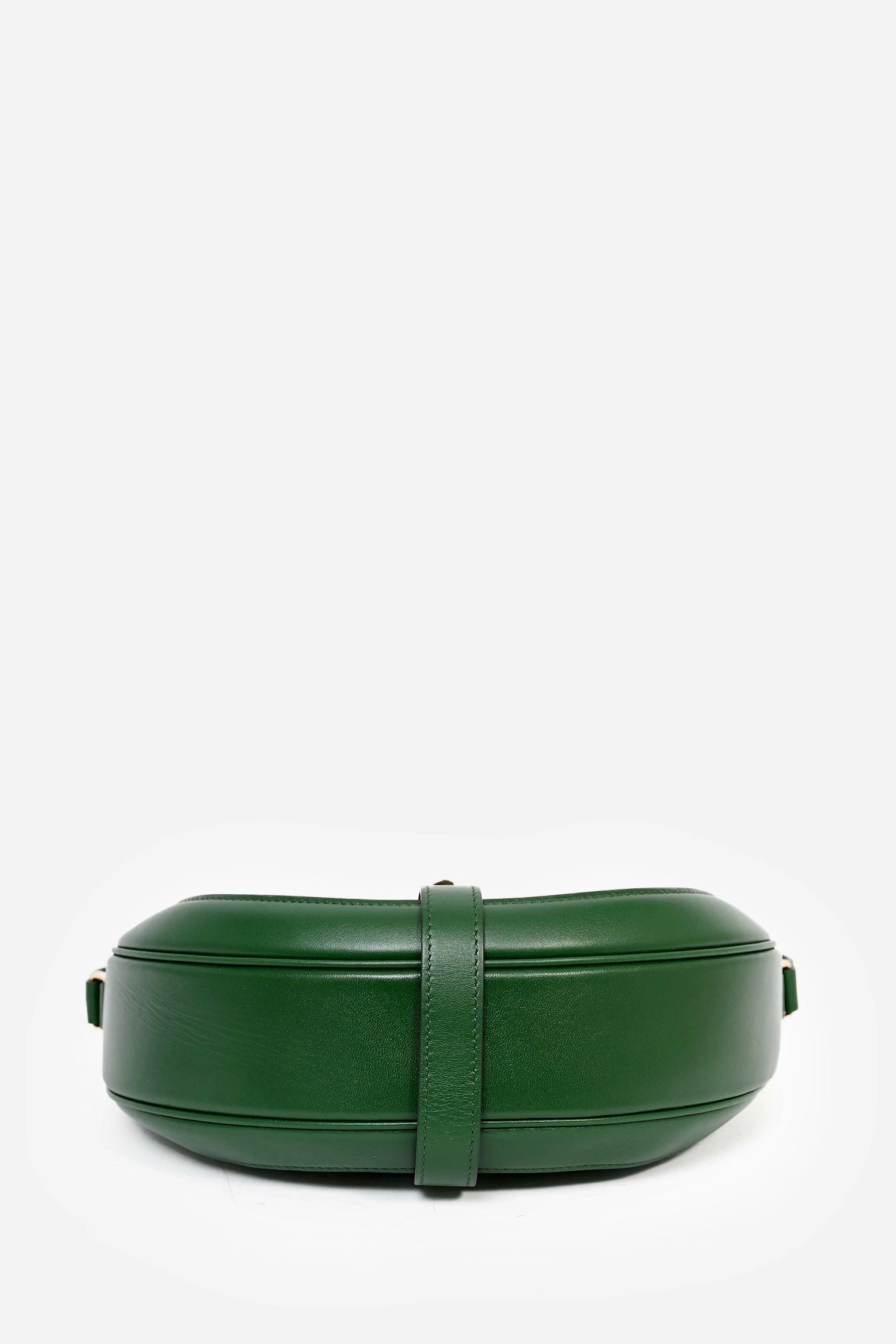 Celine Green Leather Besace 16 Crossbody Bag
