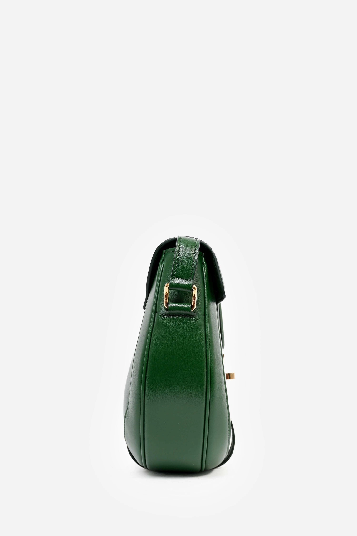Celine Green Leather Besace 16 Crossbody Bag