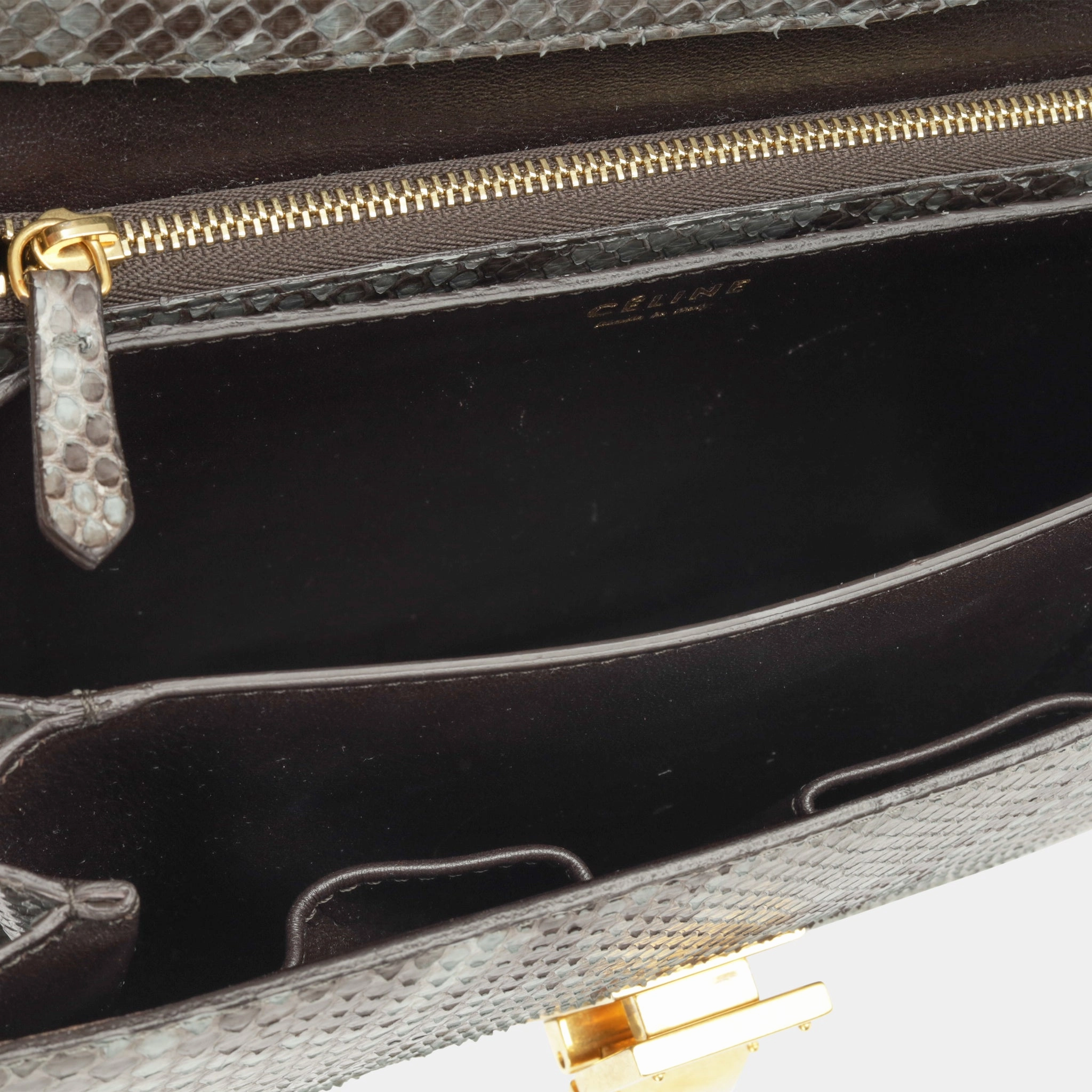 Celine Medium Classic Box Bag - Python