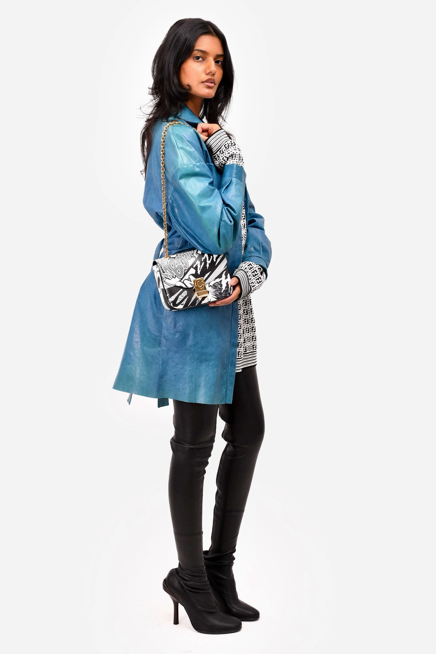 Celine x Christian Marclay 2019 Small C Bag