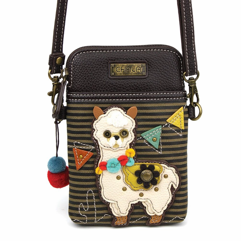 Cellphone Xbody - Llama (Olive Stripe)