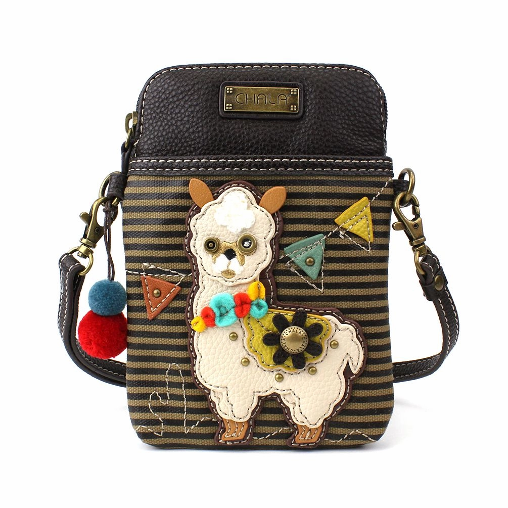 Cellphone Xbody - Llama (Olive Stripe)