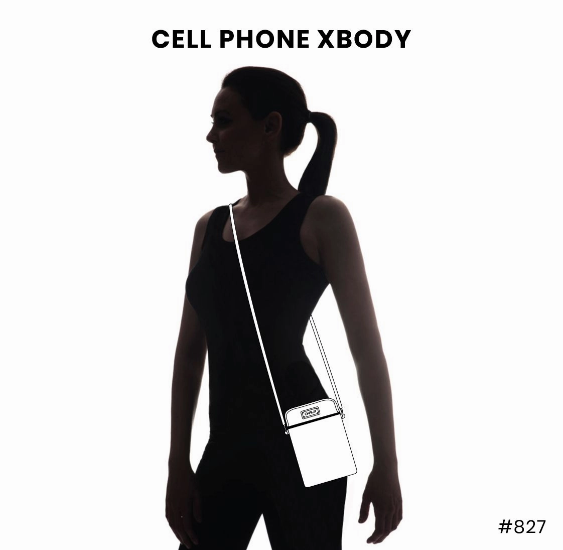 Cellphone Xbody - Toffy Dog (Brown Stripe)