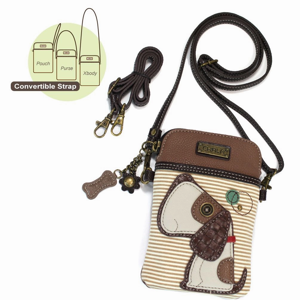 Cellphone Xbody - Toffy Dog (Brown Stripe)
