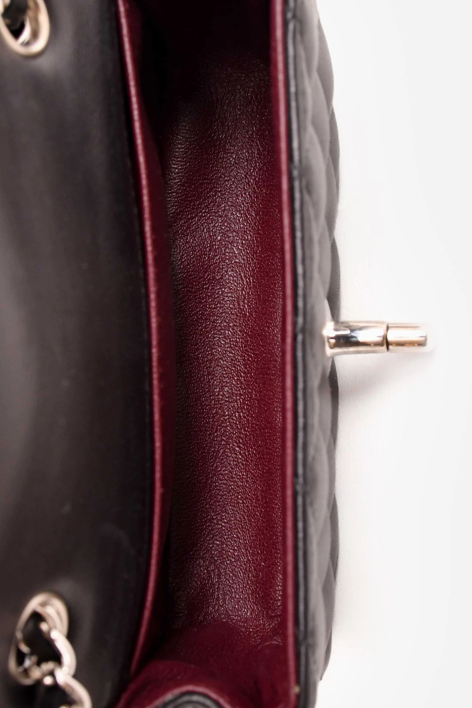 Chanel 2011/12 Black Lambskin Twin Flap Shoulder Bag