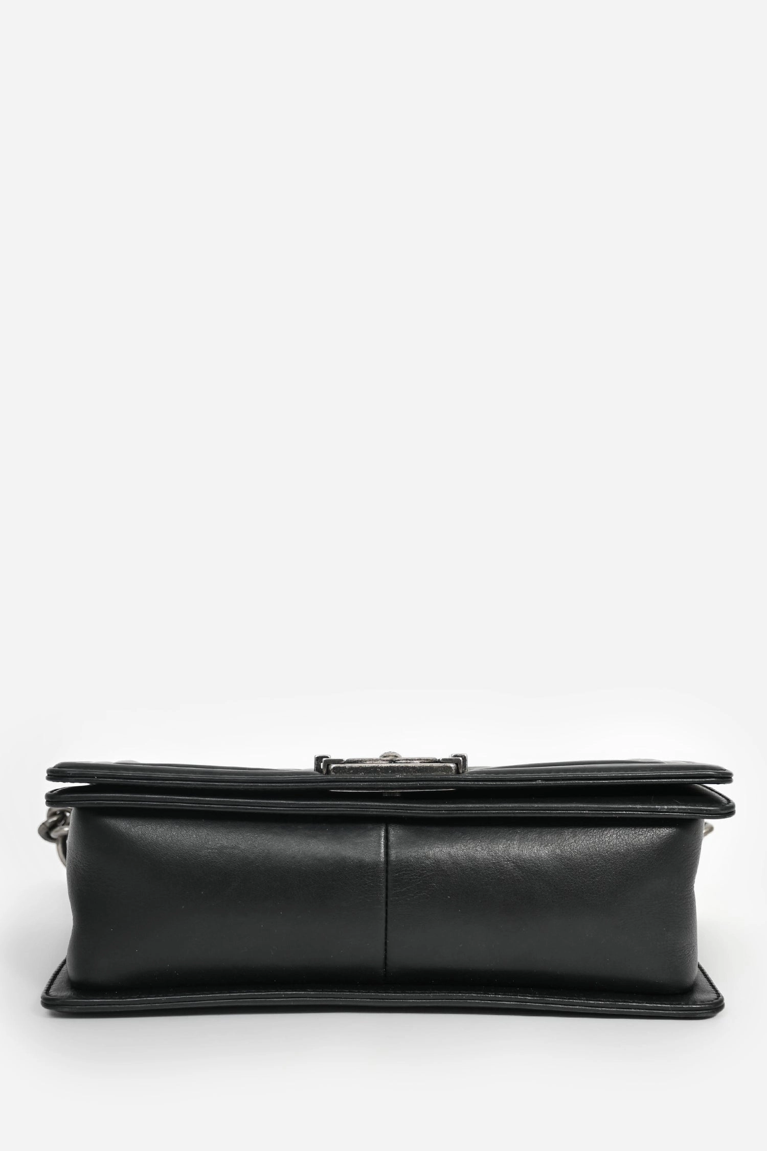 Chanel 2019 Black Leather Medium Boy Bag
