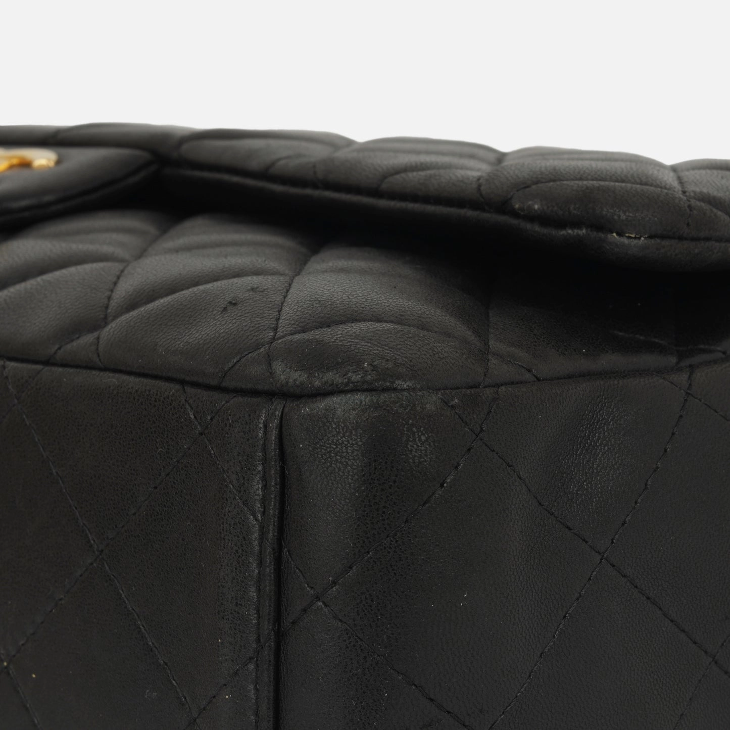 Chanel - Classic Flap Bag - Maxi - Black Lambskin CGHW - 2010 - Pre-Loved