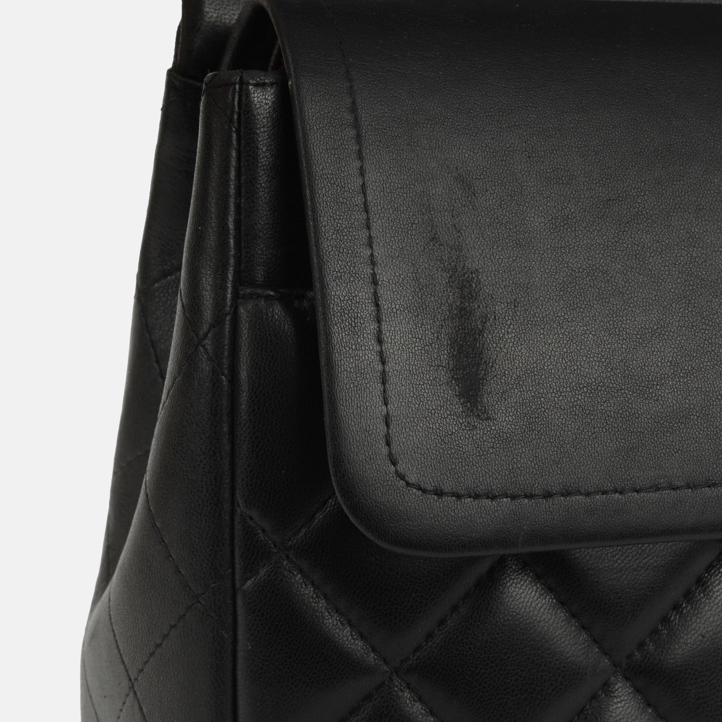 Chanel - Classic Flap Bag - Maxi - Black Lambskin CGHW - 2010 - Pre-Loved