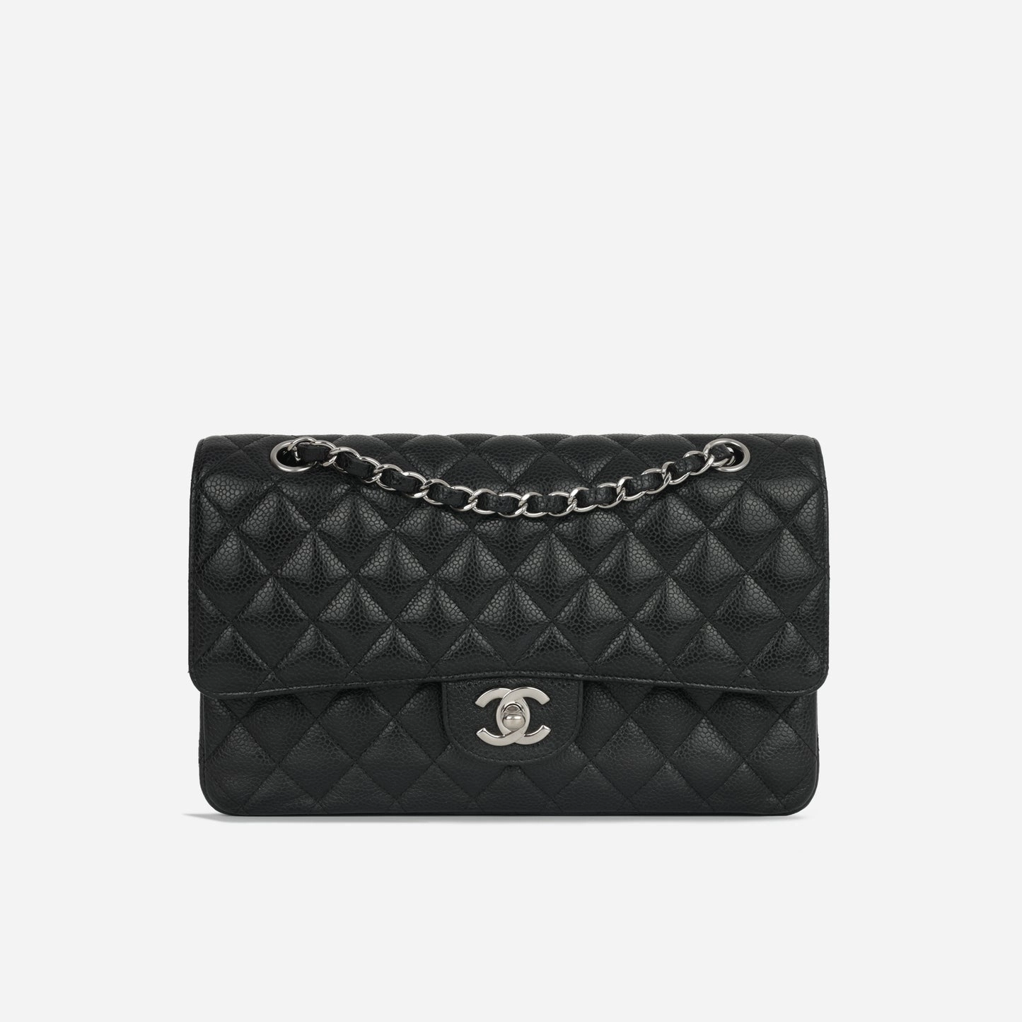 Chanel - Medium Classic Flap - Black Caviar SHW - 2008/09 - Pre-Loved