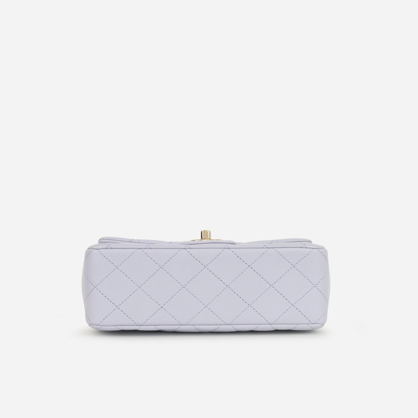 Chanel - Mini Rectangular Plaque Top Handle - Lilac Lambskin CGHW - Pre-Loved