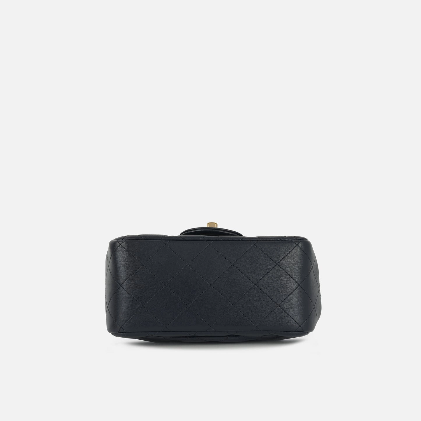Chanel - Mini Square - Navy Lambskin CGHW - Pre Loved - 2019