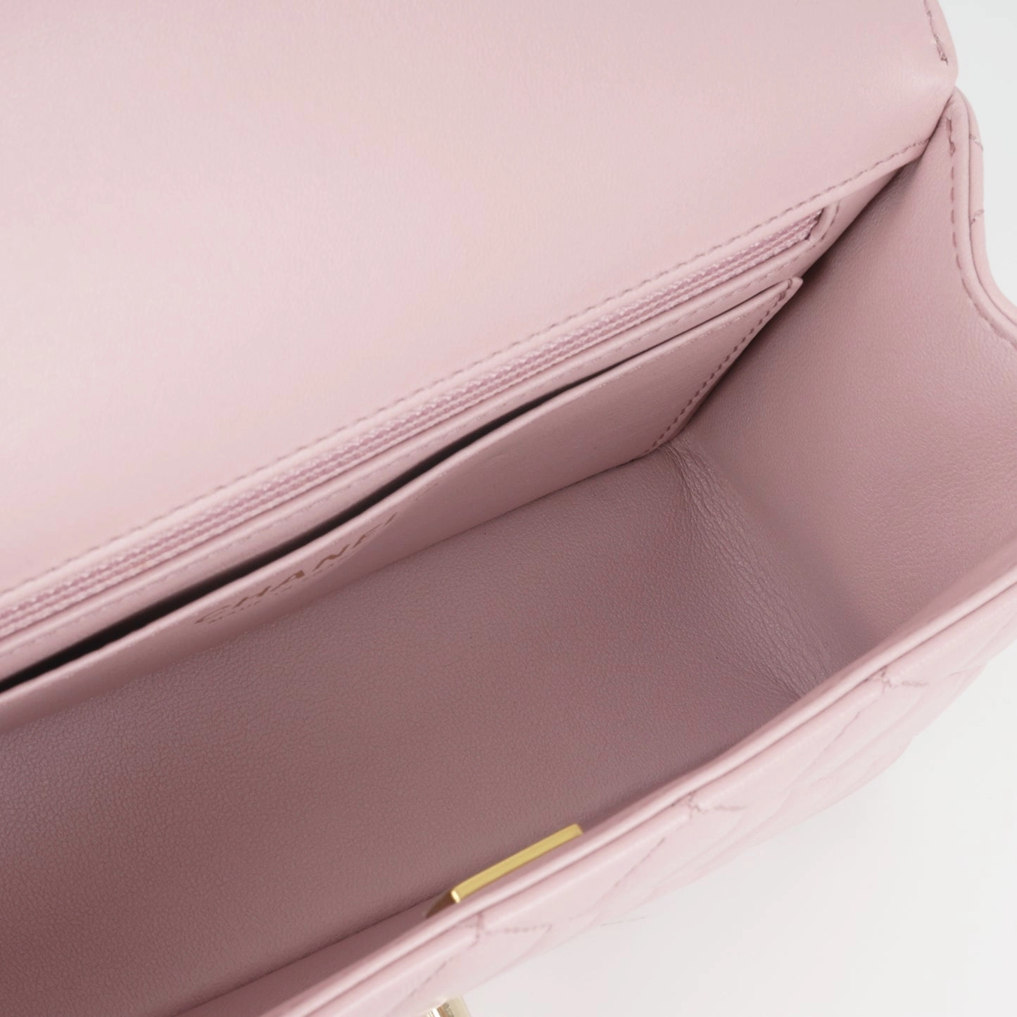 Chanel - Mini Top Handle Mtiers dart 23/24 - Pink Lambskin CGHW - Pristine Condition