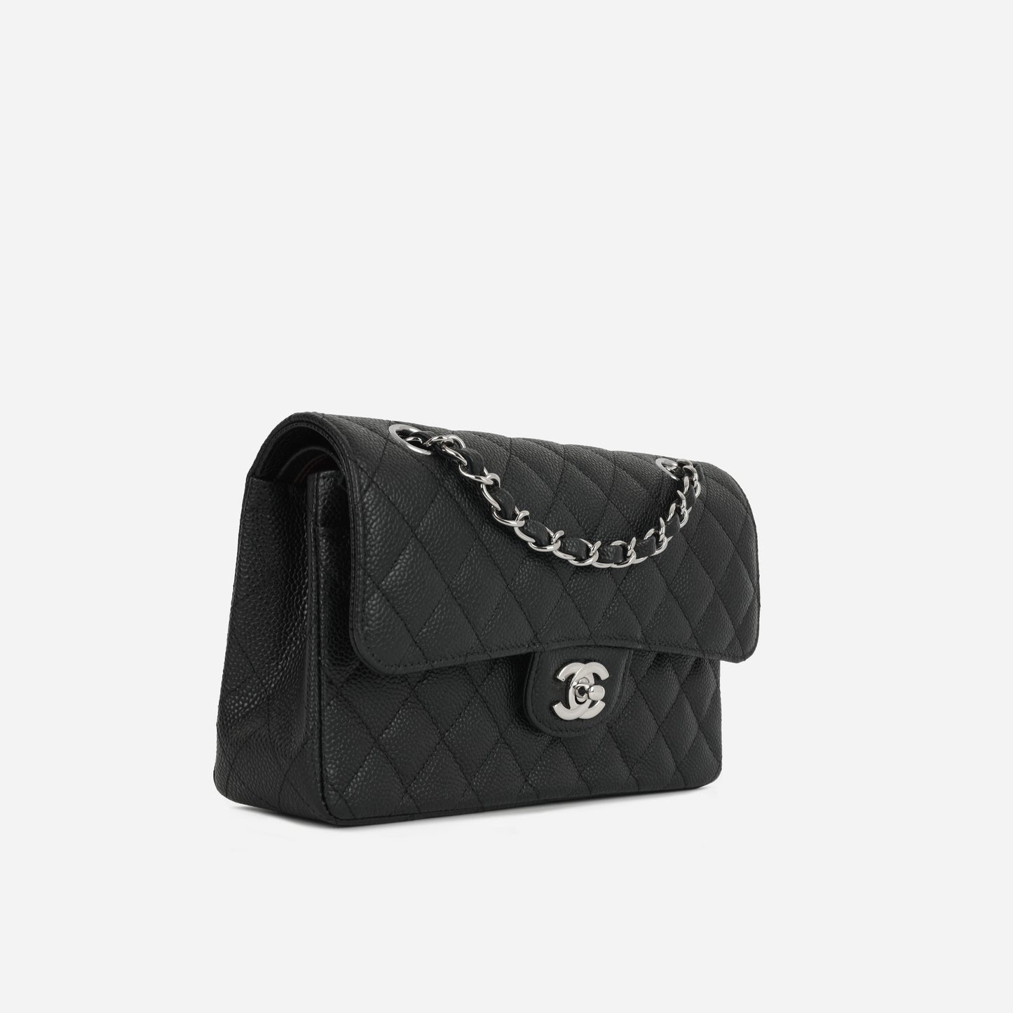 Chanel - Small Classic Flap - Black Caviar SHW - 2019 - Pre-Loved