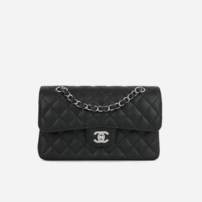 Chanel - Small Classic Flap - Black Caviar SHW - 2019 - Pre-Loved