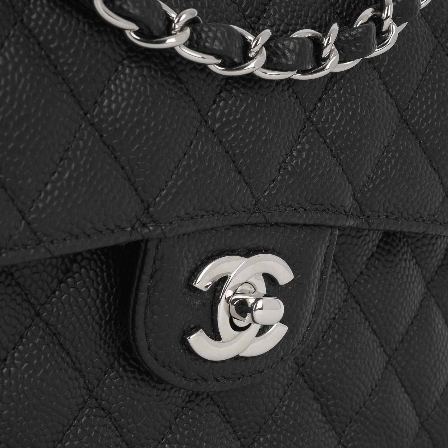 Chanel - Small Classic Flap - Black Caviar SHW - 2019 - Pre-Loved