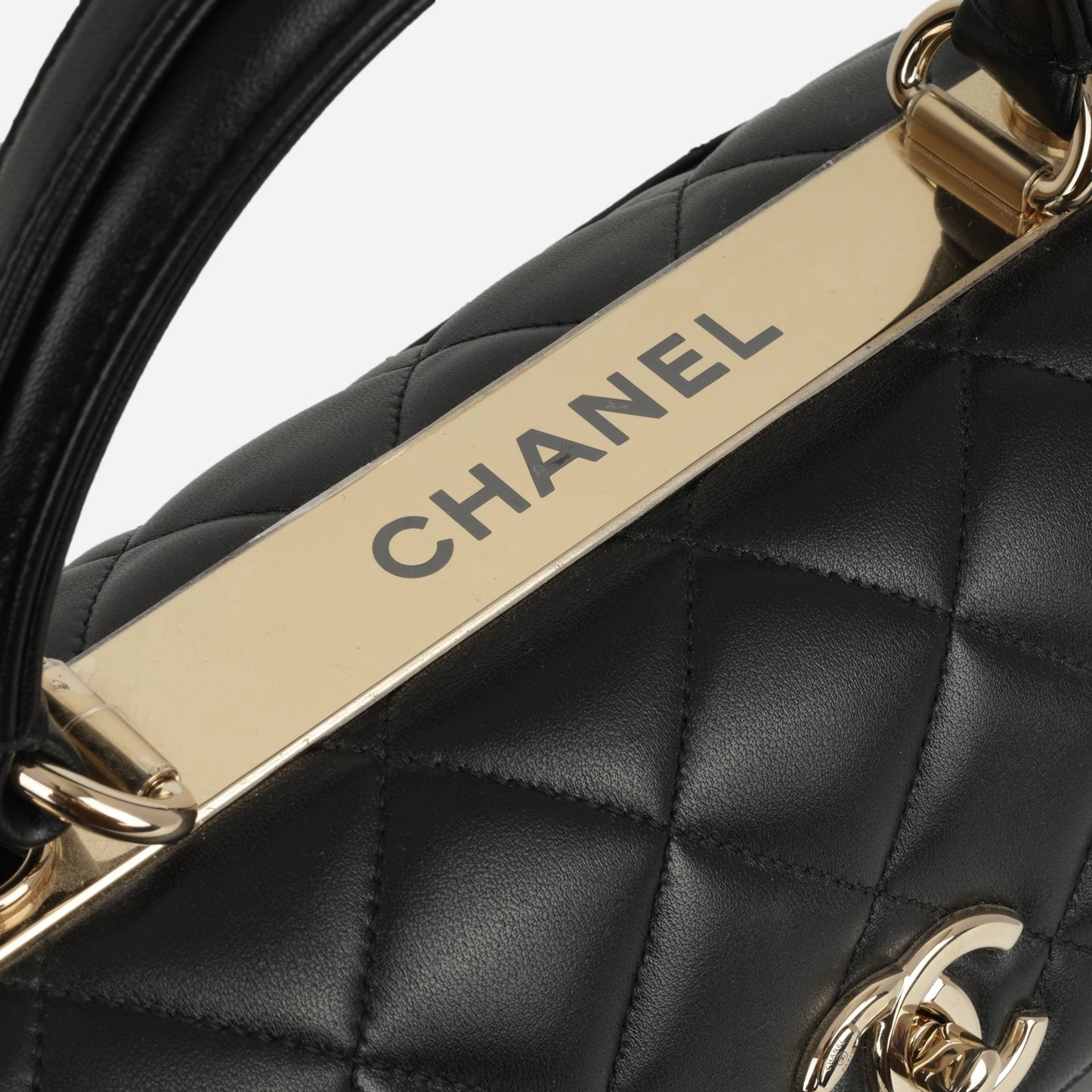 Chanel - Trendy CC Flap Bag - Small - Black Lambskin CGHW - Pre-loved