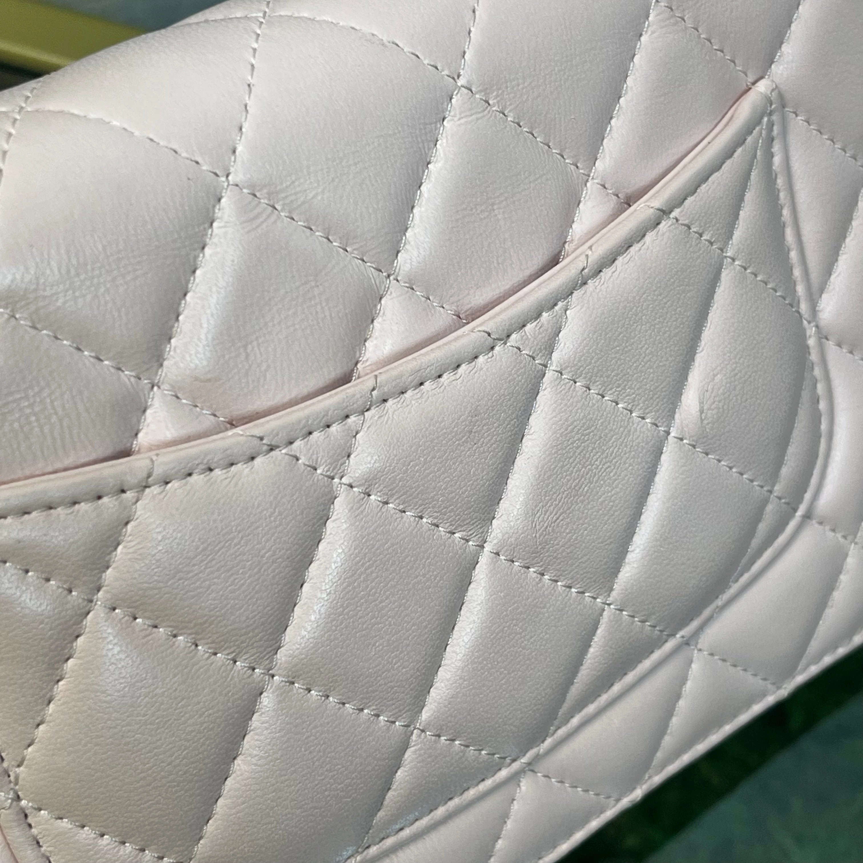 CHANEL CC Pearl Crush Wallet on Chain Lambskin Quilted Crossbody