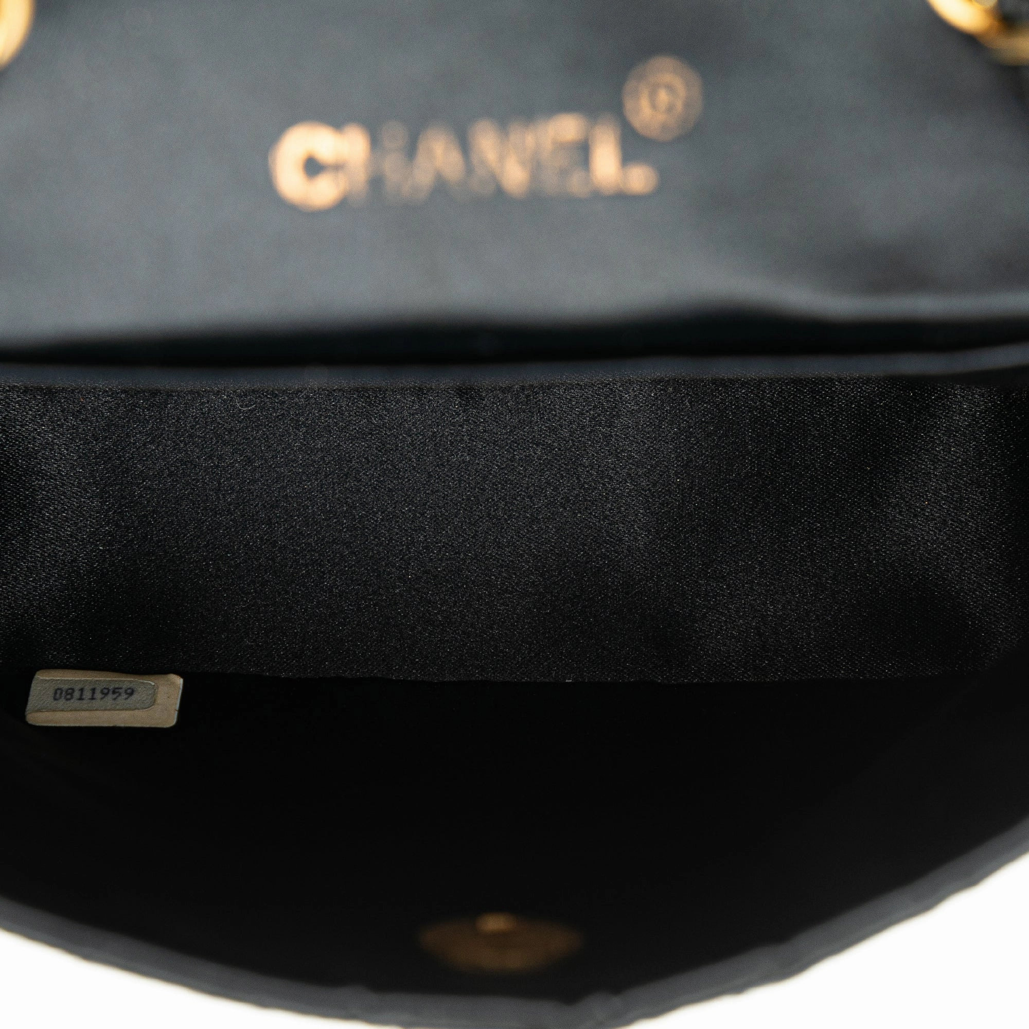 Chanel CC Quilted Satin Crossbody (21556)