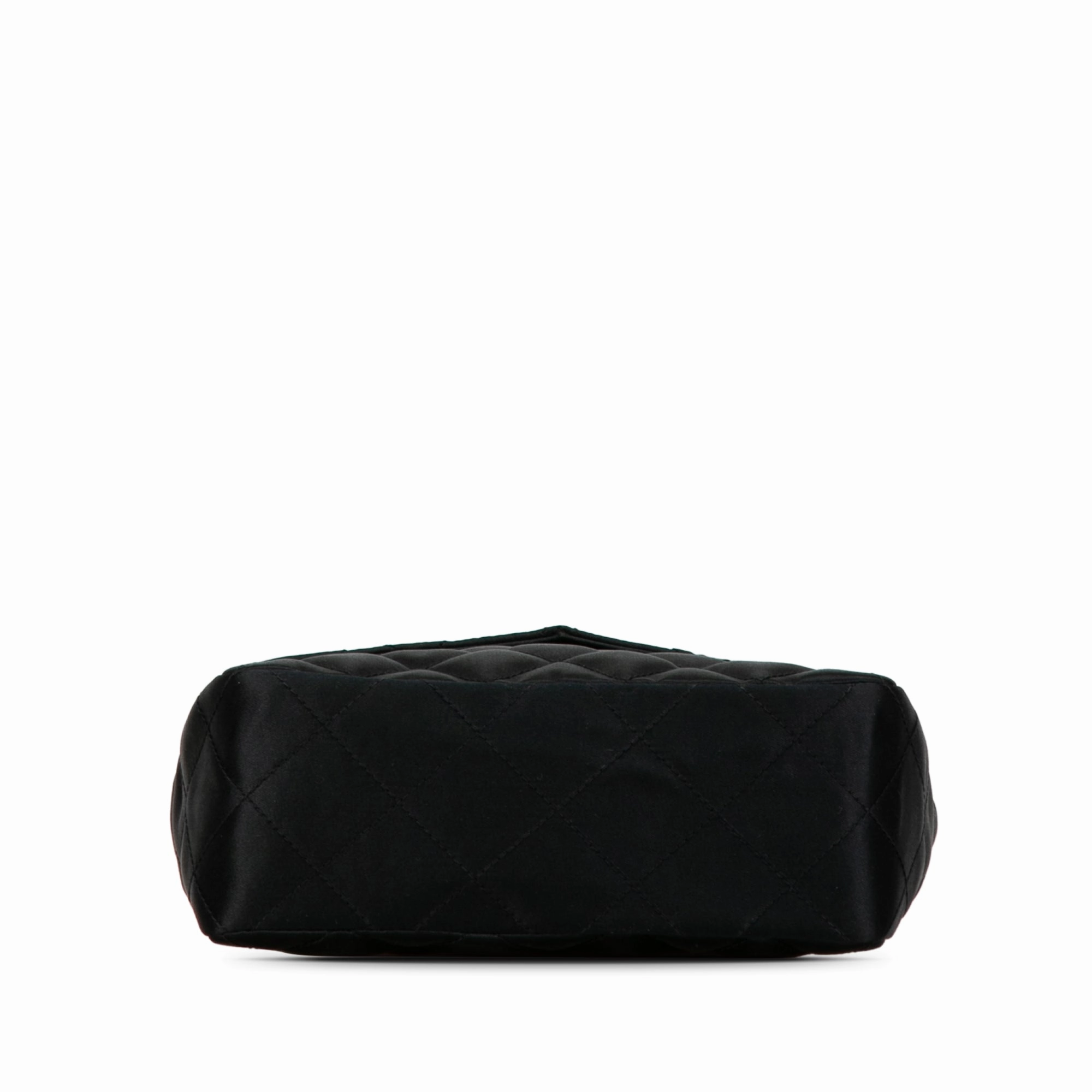 Chanel CC Quilted Satin Crossbody (21556)