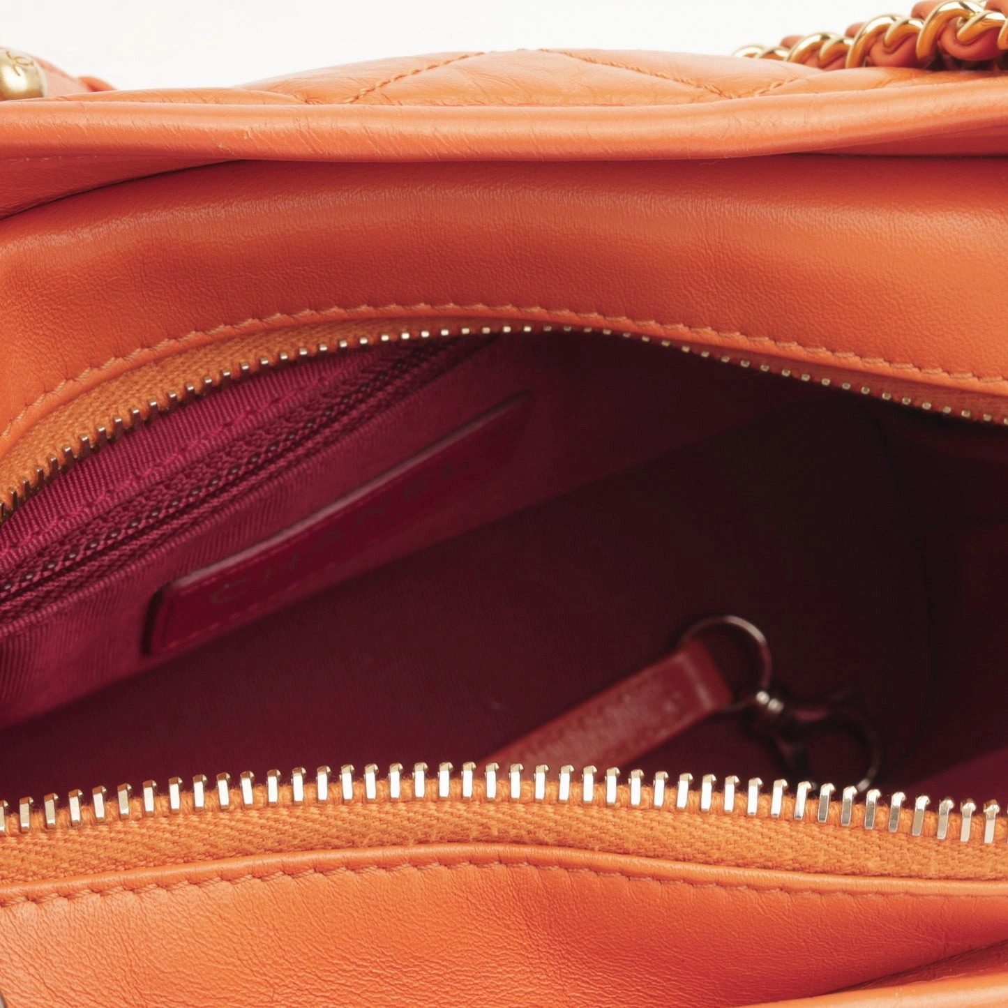 Chanel Chanel - Gabrielle Small - Orange Lambskin MHW - Pre Loved