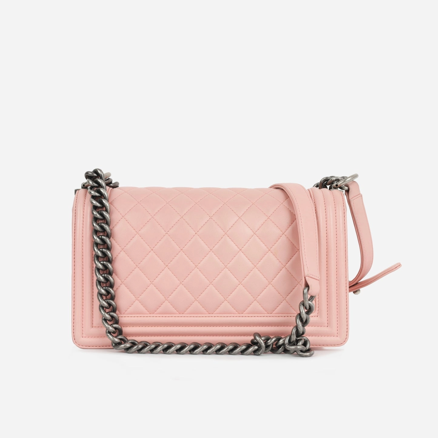 Chanel Chanel - Old Medium Boy Bag - Pink Lambskin RHW - 2014/15