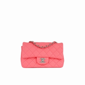 Chanel Classic Flap Bag - Neon Pink (NWT)