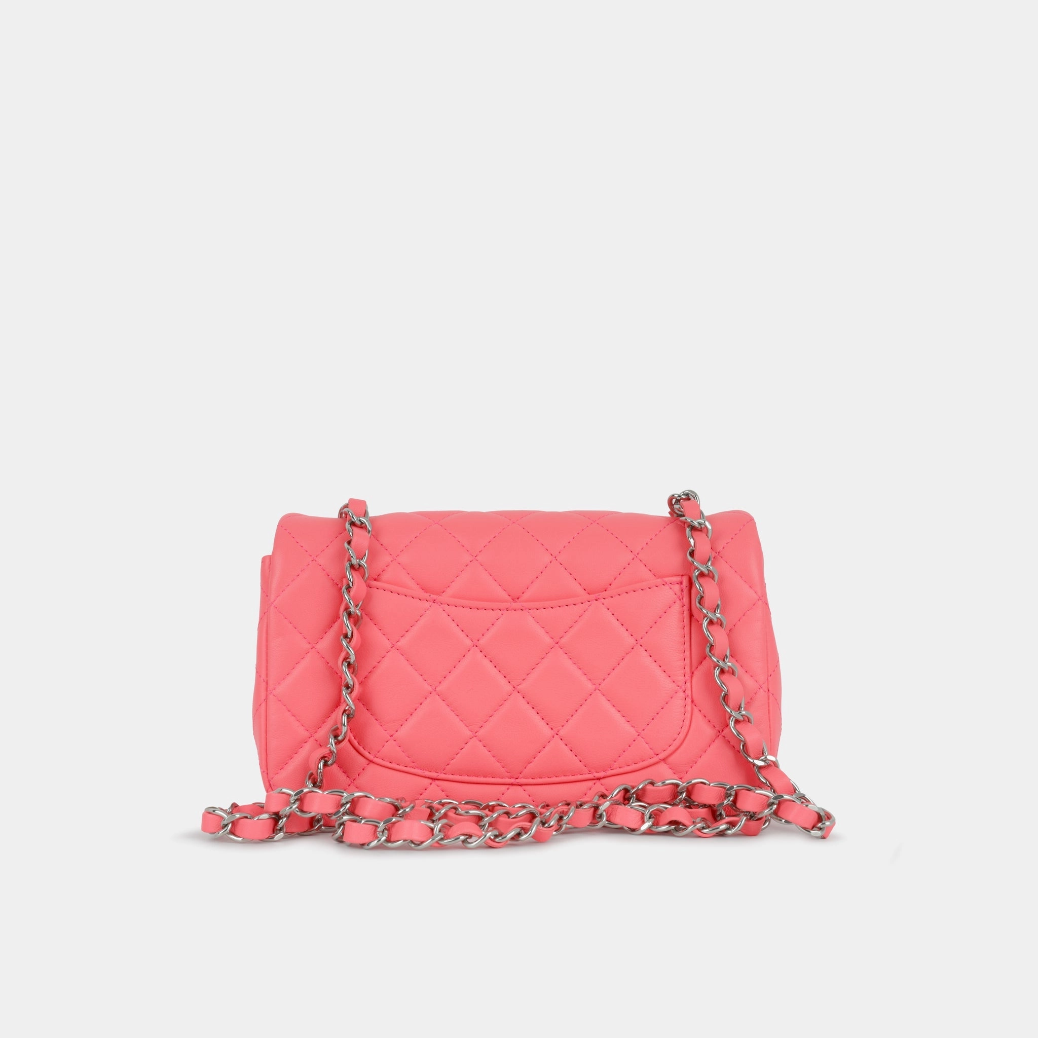 Chanel Classic Flap Bag - Neon Pink (NWT)