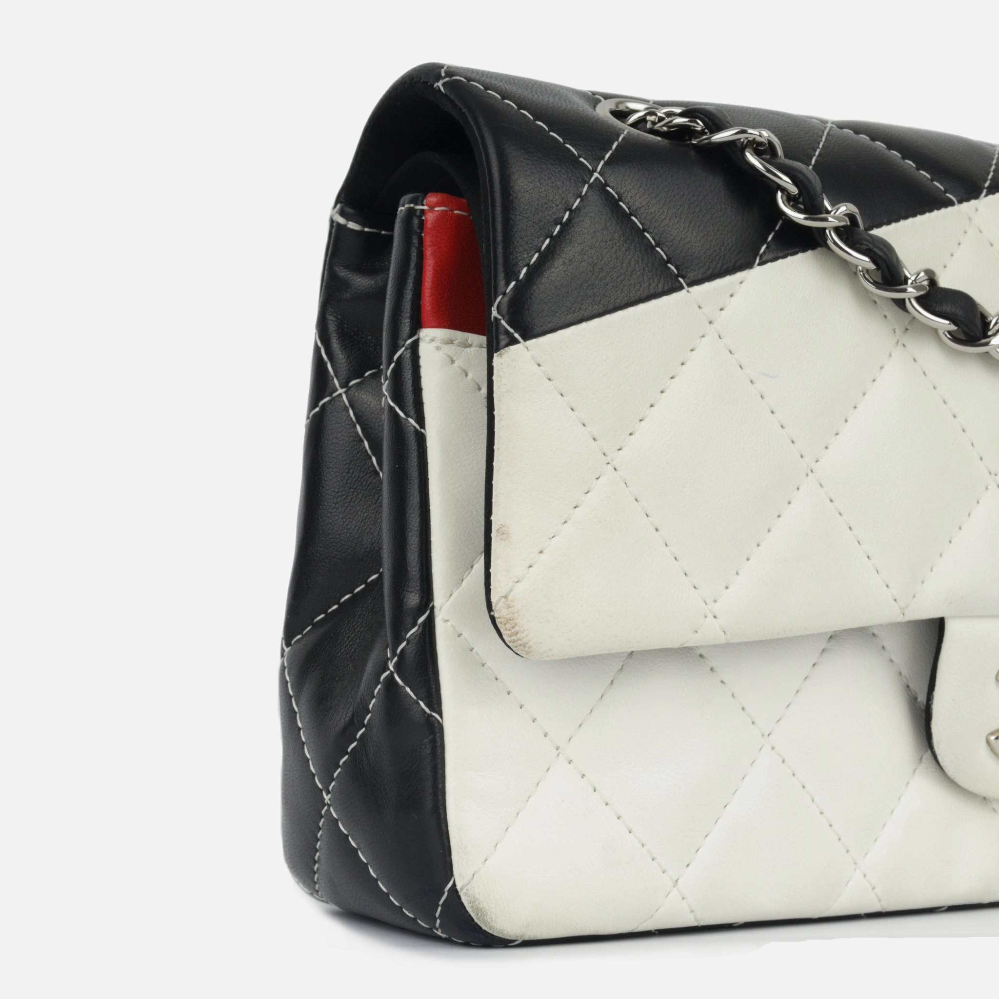 Chanel Colorblock Classic Flap Bag - Medium