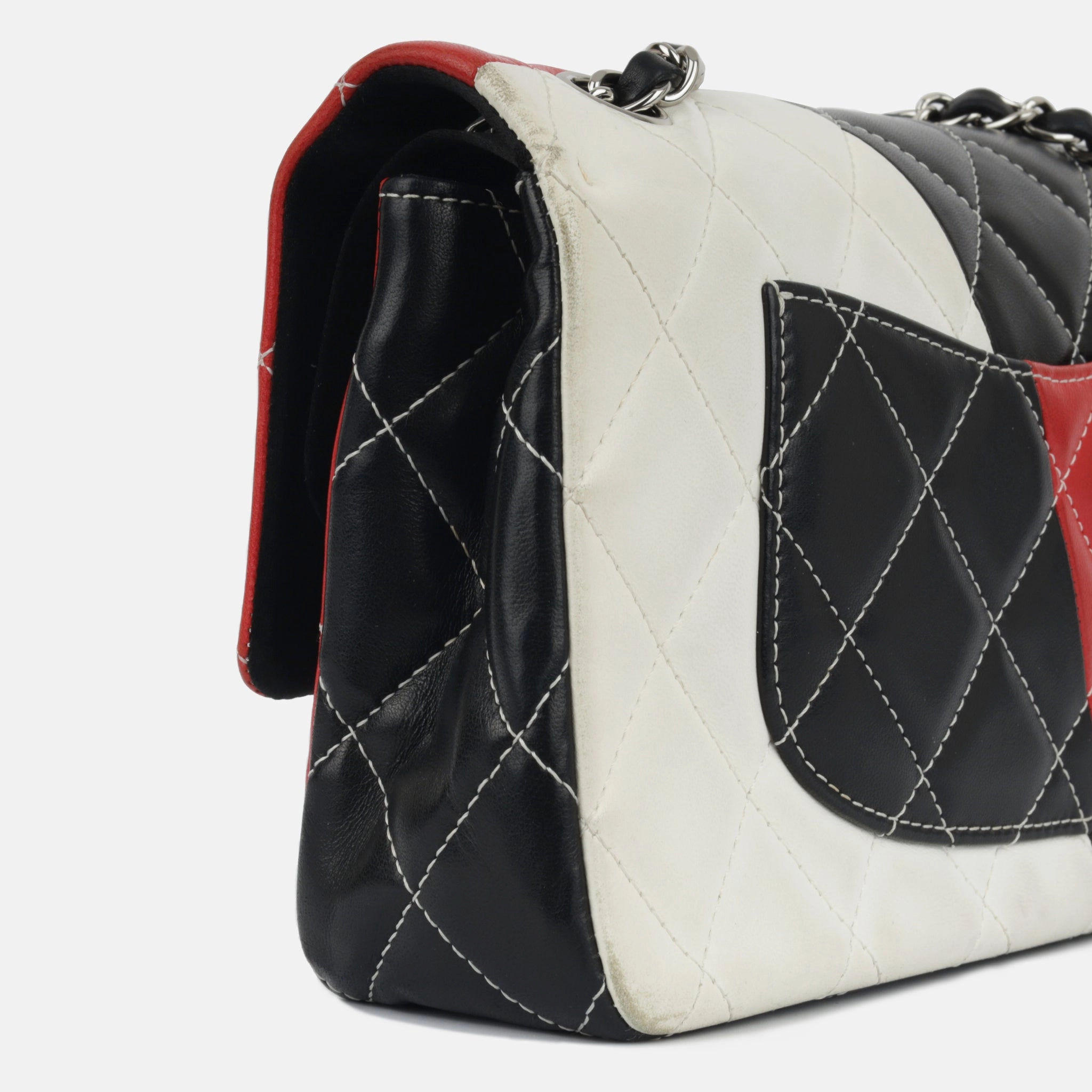 Chanel Colorblock Classic Flap Bag - Medium
