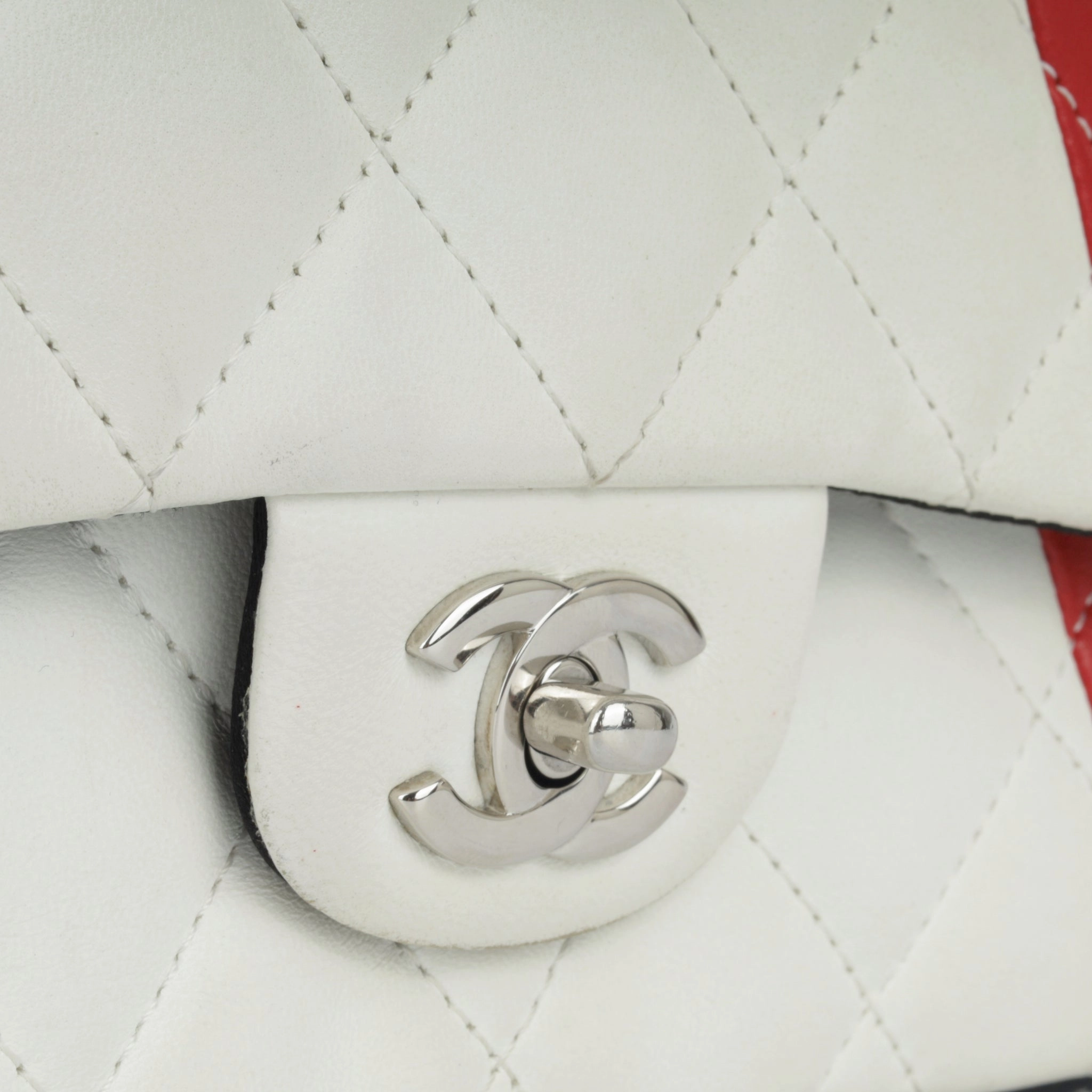 Chanel Colorblock Classic Flap Bag - Medium