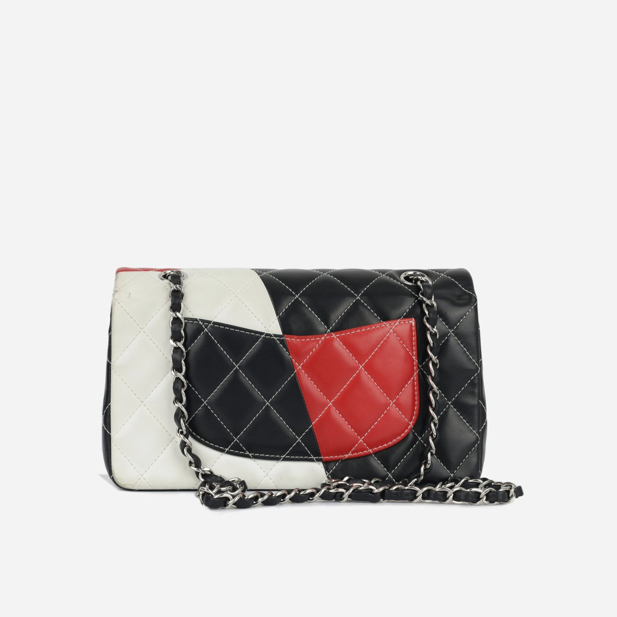 Chanel Colorblock Classic Flap Bag - Medium
