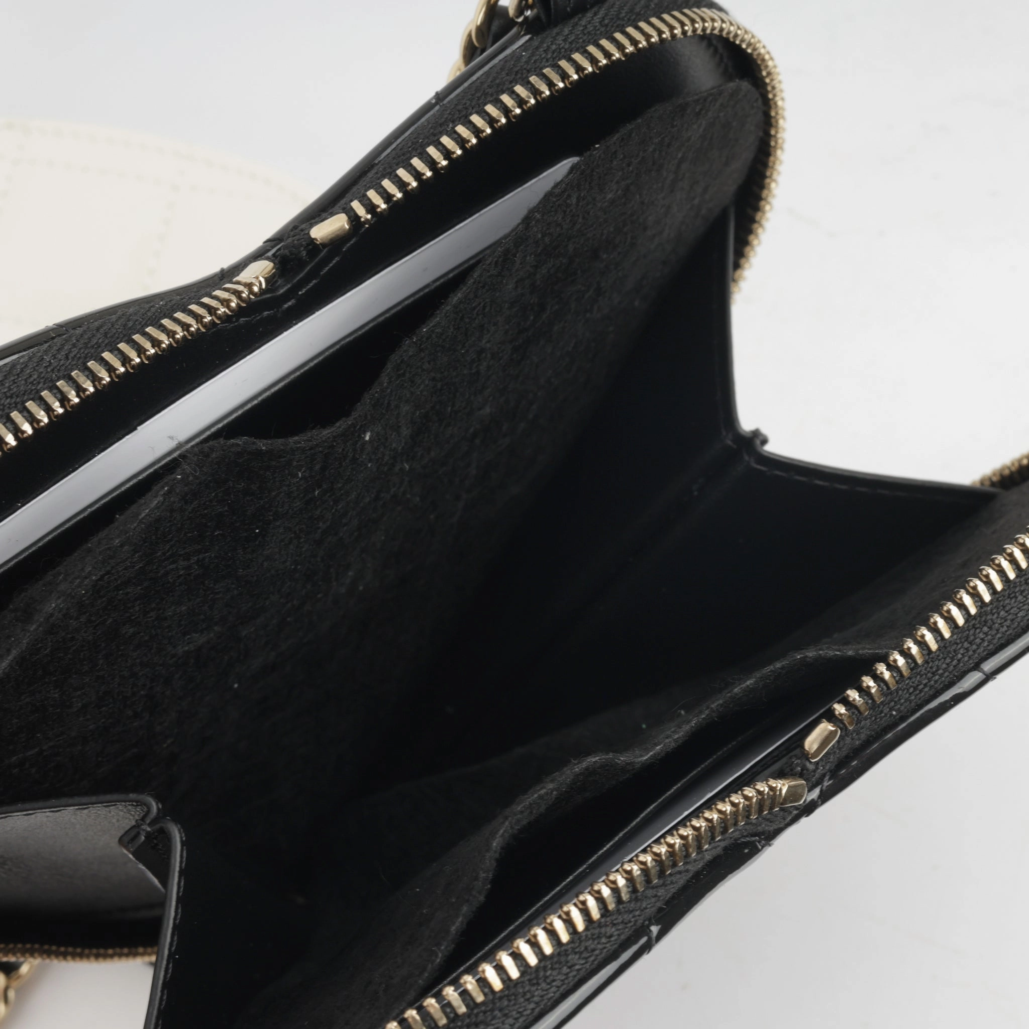 Chanel Double Heart Crossbody - Black/White