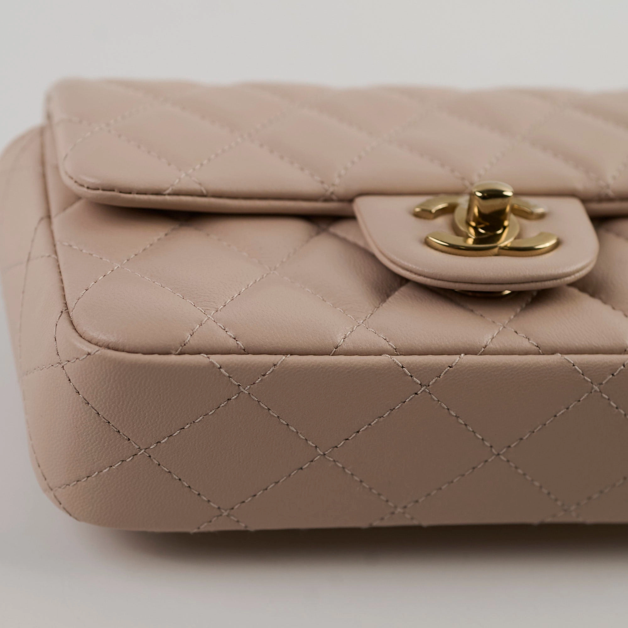 Chanel Lambskin New 2024 Extra Mini Nude - Microchip