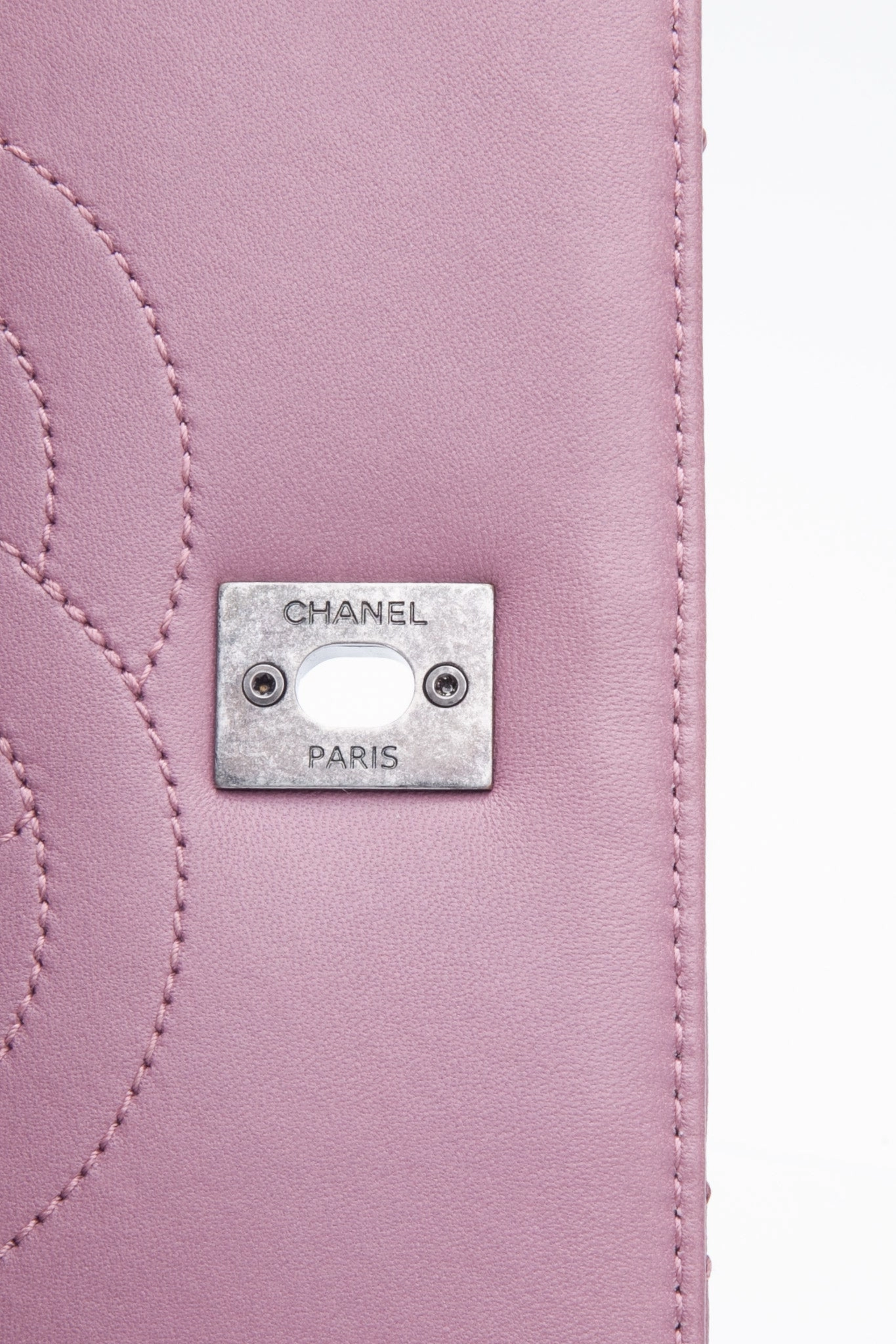 CHANEL Mauve Pink Lambskin Quilted Trendy CC Top Handle Flap Crossbody Bag