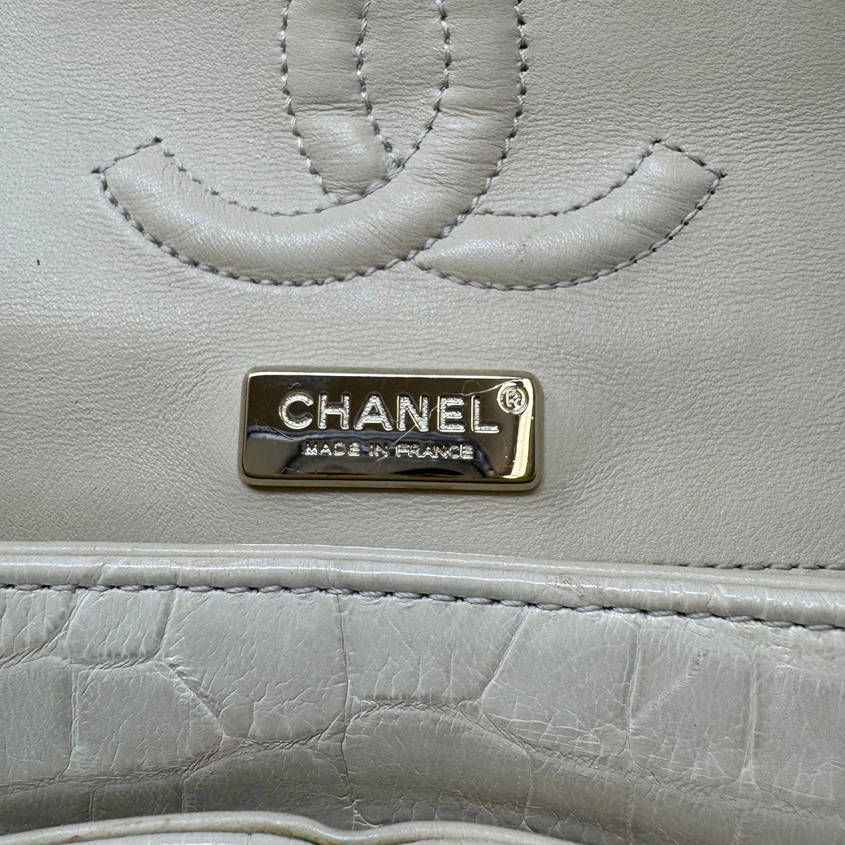 Chanel Medium Alligator Classic Double Flap Bag