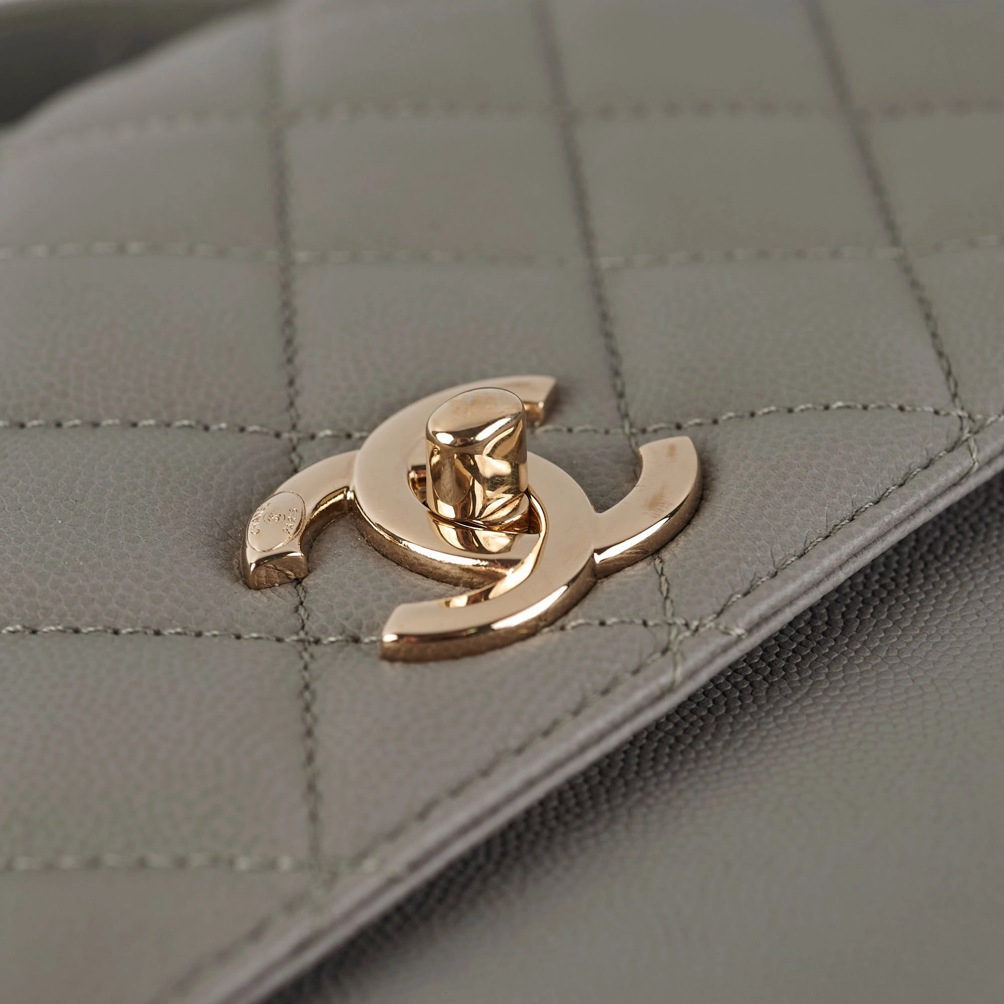 Chanel Medium Business Affinity Grey Caviar