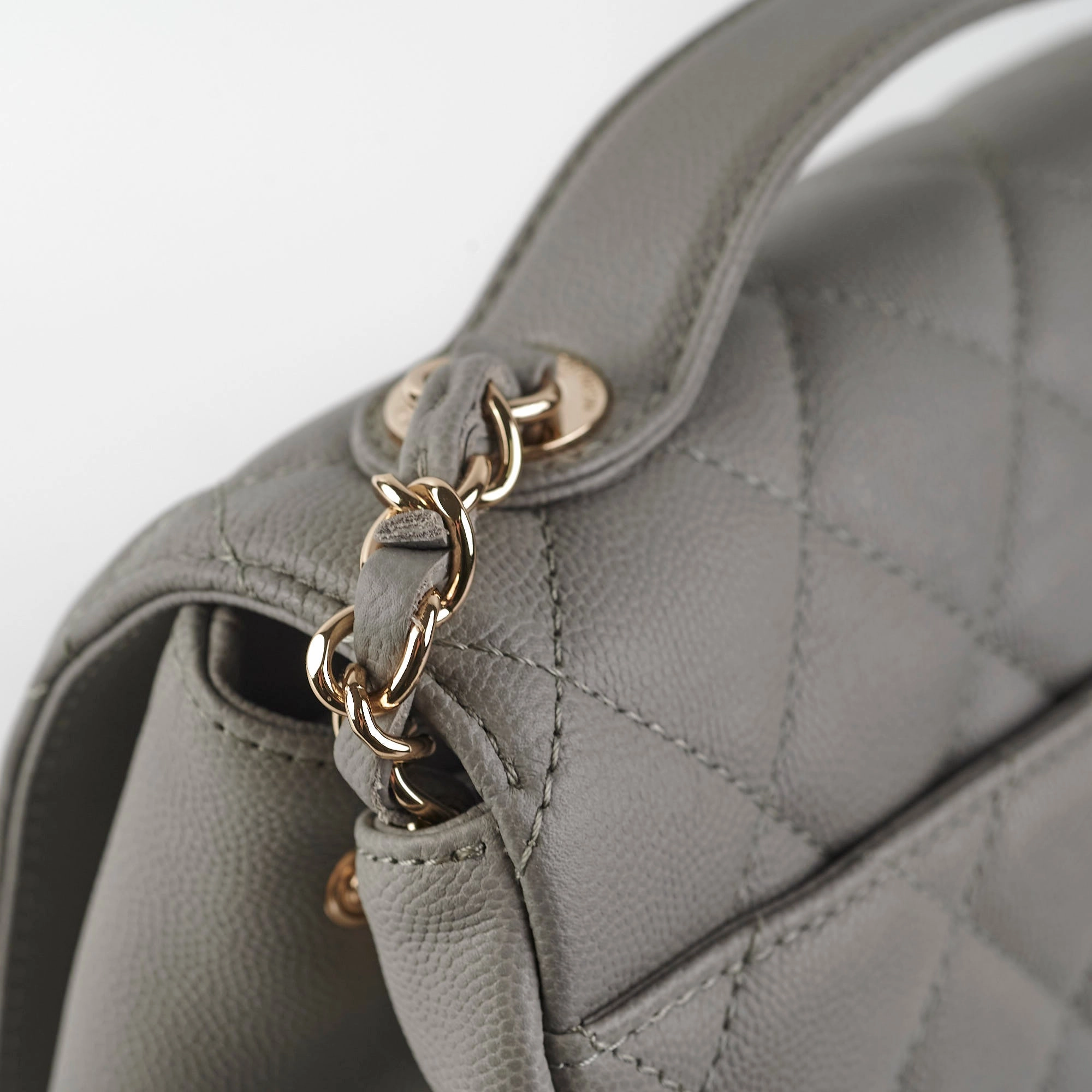 Chanel Medium Business Affinity Grey Caviar