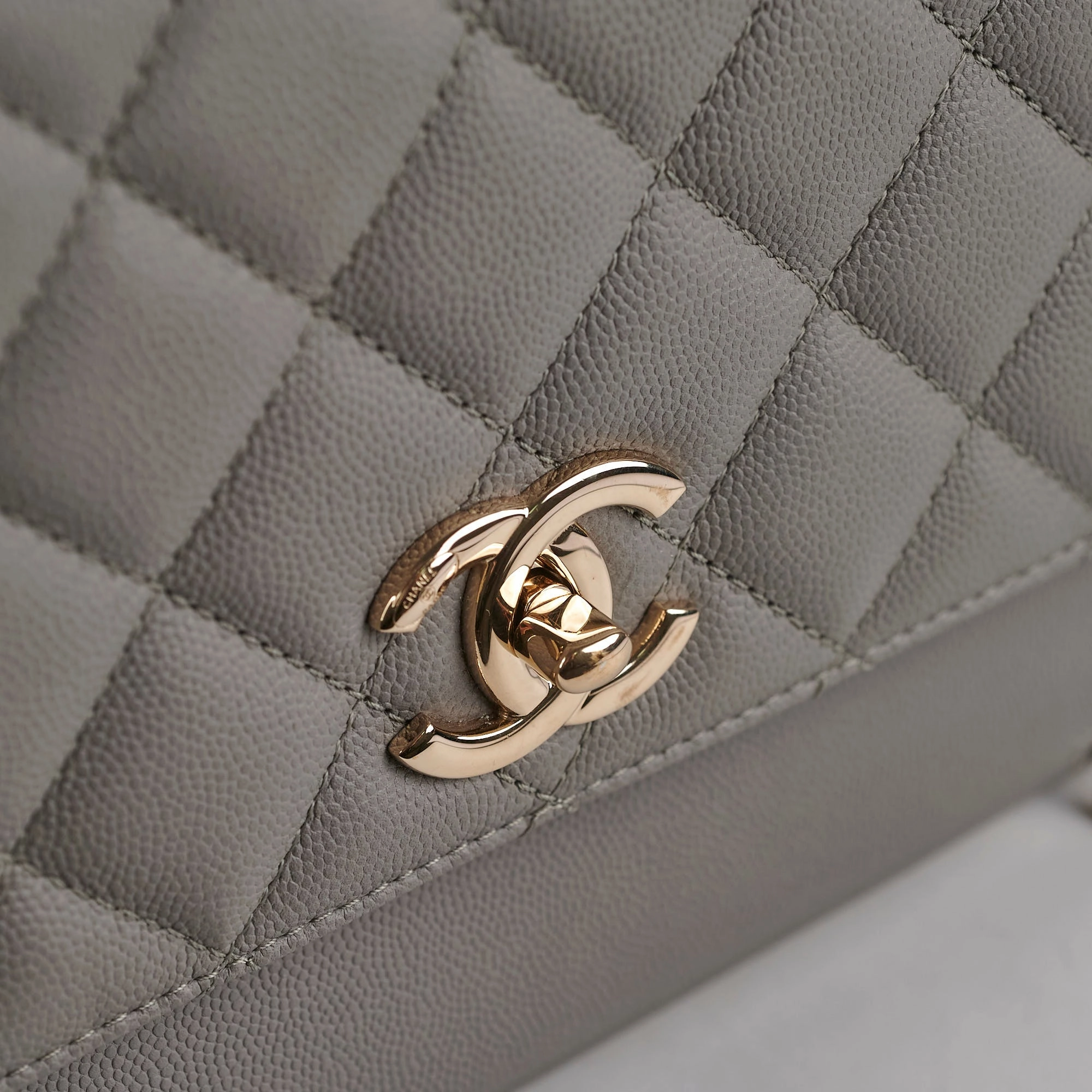 Chanel Medium Business Affinity Grey Caviar