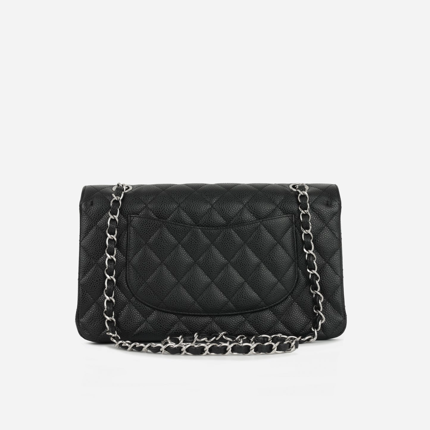 Chanel Medium Classic Flap Black Caviar SHW